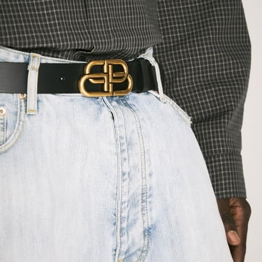 Balenciaga Men Bb Large Belt