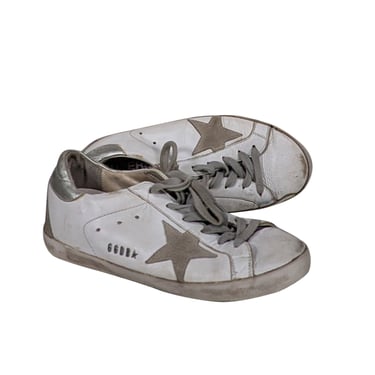 Golden Goose - Ivory "Superstar" Sneakers Sz 8