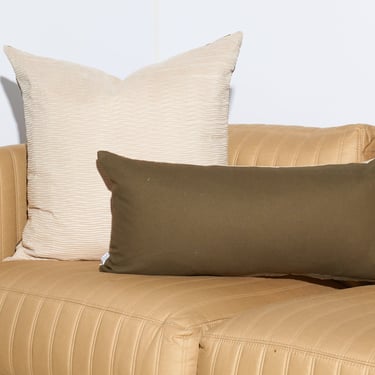 Suede & Olive Pillow 