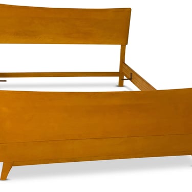Kohinoor Bedframe #M140 by Ernest Herrman for Heywood Wakefield, Circa 1949 - *Please ask for a shipping quote before you buy. 