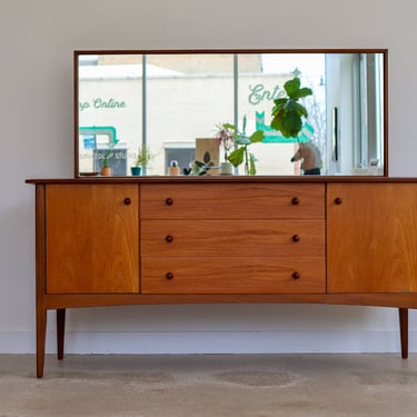 Mid-Century Danish Modern Vanity Dresser 