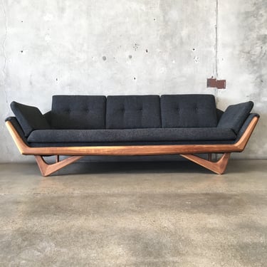 Mid Century Modern Adrian Pearsall Style Kroehlek Gondola Sofa