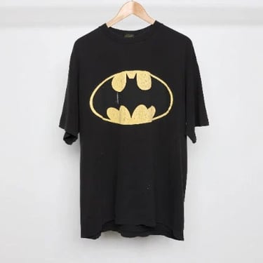 vintage y2k BATMAN oversize slouchy distressed VINTAGE Batman t-shirt - Size XL 
