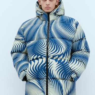 Dries Van Noten Men Printed Padded Jacket