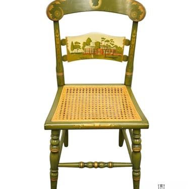 GENUINE HITCHCOCK Limited Edition Hand-Painted Accent Chair - 1975 Thomas Jefferson Monticello No.100 