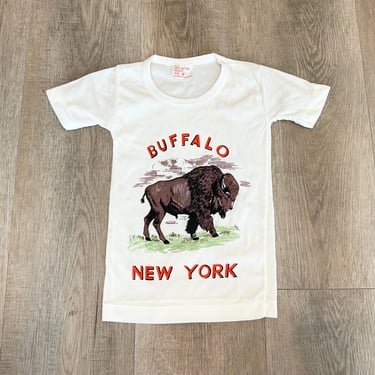70's Buffalo New York Vintage Tee / Kid's Size 6 
