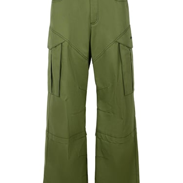 Off-White Cargo' Green Cotton Pants Man