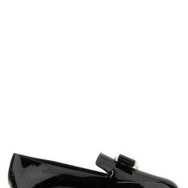 Salvatore Ferragamo Women Black Leather Zamira Loafers