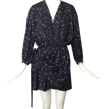 BALENCIAGA- 2017 Starlight Knit Print Dress, Size 4