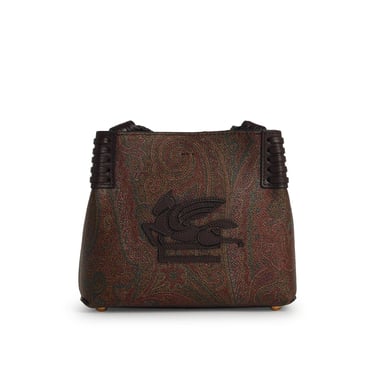 Etro 'Libra' Brown Jacquard Crossbody Bag Women