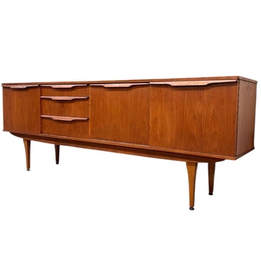 Free shipping within continental US - Vintage Danish Mid century Modern credenza or Media Console Record Cabinet UK Import 