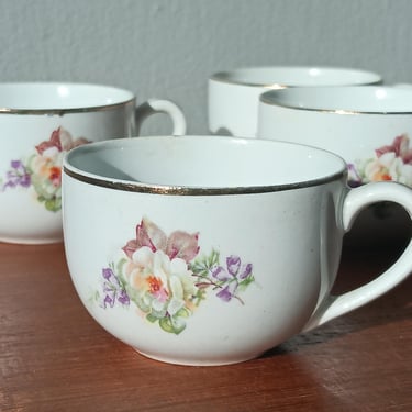 Arabia Demitasse Cups | Set of 4 | Midcentury Made in Finland 