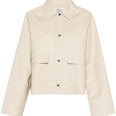 Toteme Women Organic Cotton Cropped Jacket