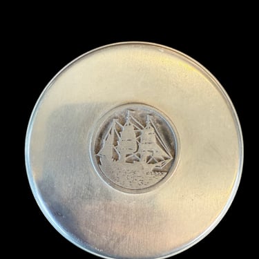 Woodbury Pewter Box – Tall Ship Motif