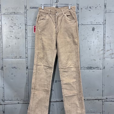 70’s tan Lee corduroy straight pants 