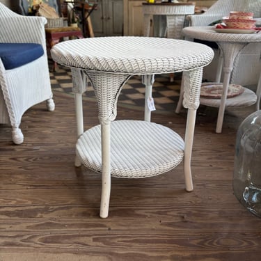 Lloyd Loom Wicker Side Table