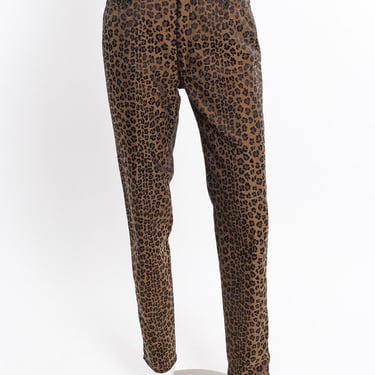 Twill Leopard Jean