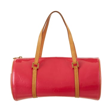 Louis Vuitton Pink Monogram Vernis Cylinder Bag
