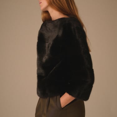 Celine Fur Blouse