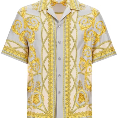 Versace 'Printed Silk Bowling Shirt From The Gods' Collection Men