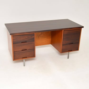 Vintage Hilleplan Desk by Robin Day in Rosewood and Mahogany