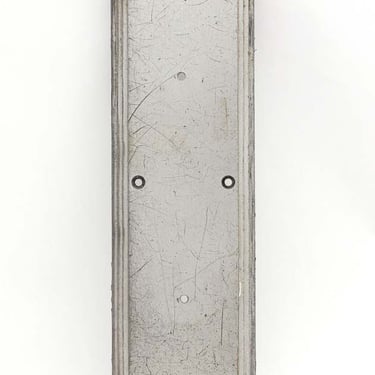Vintage 15 in. Aluminum Art Deco Door Push Plate