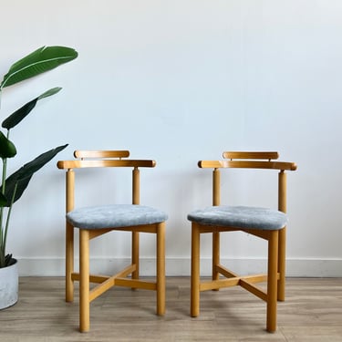 Pair of Vintage Danish Chairs by Gangso Mobler