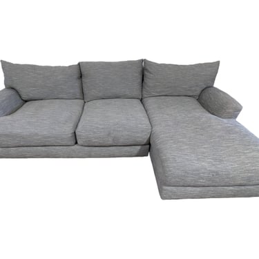 Grey Over-sized Sectional with Chaise