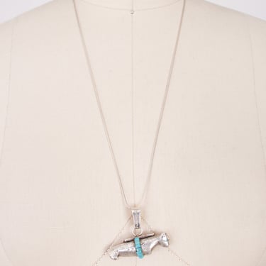 Michael Horse Bear Pendant Necklace*