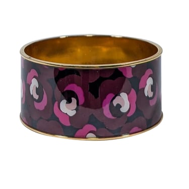 Kate Spade - Maroon, Pink, & Gold Floral Bracelet