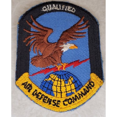Original Vietnam WWII Embroidered Uniform Patch Qualified Air Defense Command 16 