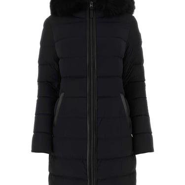 Mackage Women Black Stretch Nylon Down Jacket