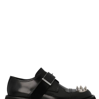 Alexander Mcqueen Men Studded Derby Shoes