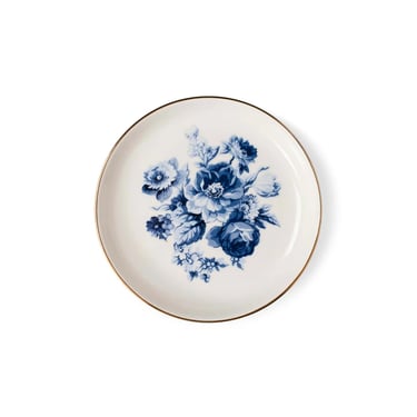 Small Trinket Dish | Blue Bouquet