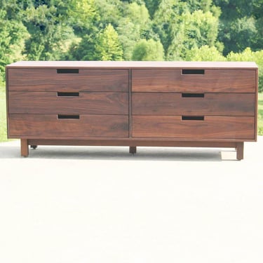 X6320c, X6320cc, X6320f, X6320fs, Hardwood 6 Drawer Dresser, Inset Drawers, Noted Options, 80