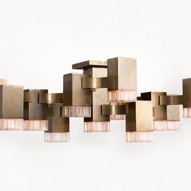 GAETANO SCIOLARI CUBIC CHANDELIER
