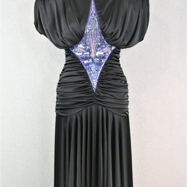 1970s - Disco - Cocoon - Cocktail dress - by  Abby Kent - Estimated M 8/10 