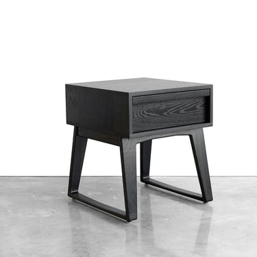 SHEEPADILLO END TABLE - BLACKENED OAK