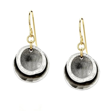 J&amp;I Jewelry | OX Disc + Scooped Circle Earring