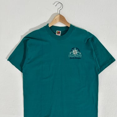 Vintage 1997 Seattle Mariners AL West Division Champs Teal T-shirt Sz. XL