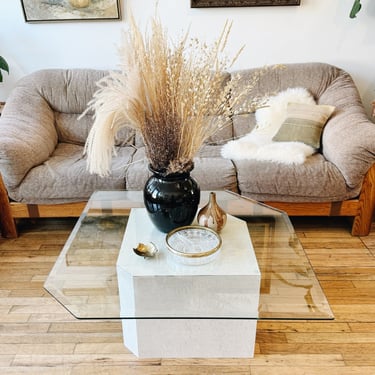 Glass Top Coffee Table