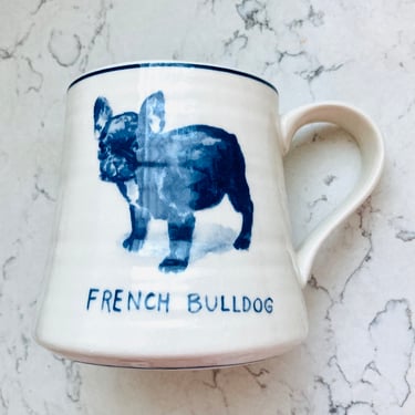 Discontinued Anthropologie Molly Hatch Frenchie Bulldog Mug by LeChalet