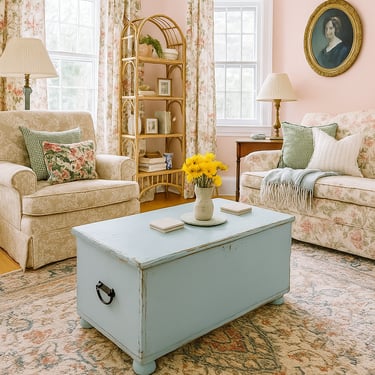 Antique Wood Chest