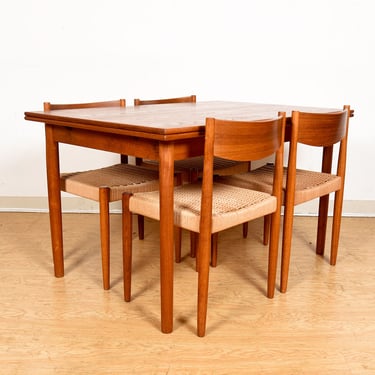 Set of 4 Danish Teak Dining Side Chairs