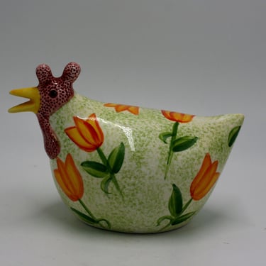 vintage ceramic chicken CBK LTD. 1999 