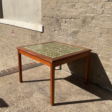 Danish Modern Tile Top Coffee Table