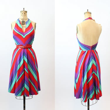 1970s EVELYN de JONGE halter dress xs | new spring summer 