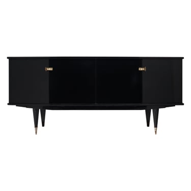 Ebonized Mid-Century Modern French Buffet