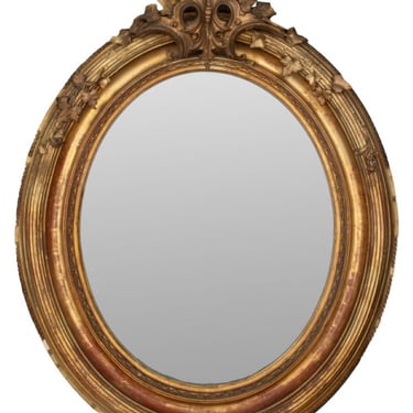 American Baroque Revival Gilt Wood Mirror
