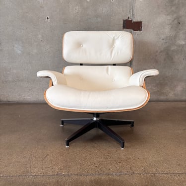 New Reproduction Eames Lounge Chair in White